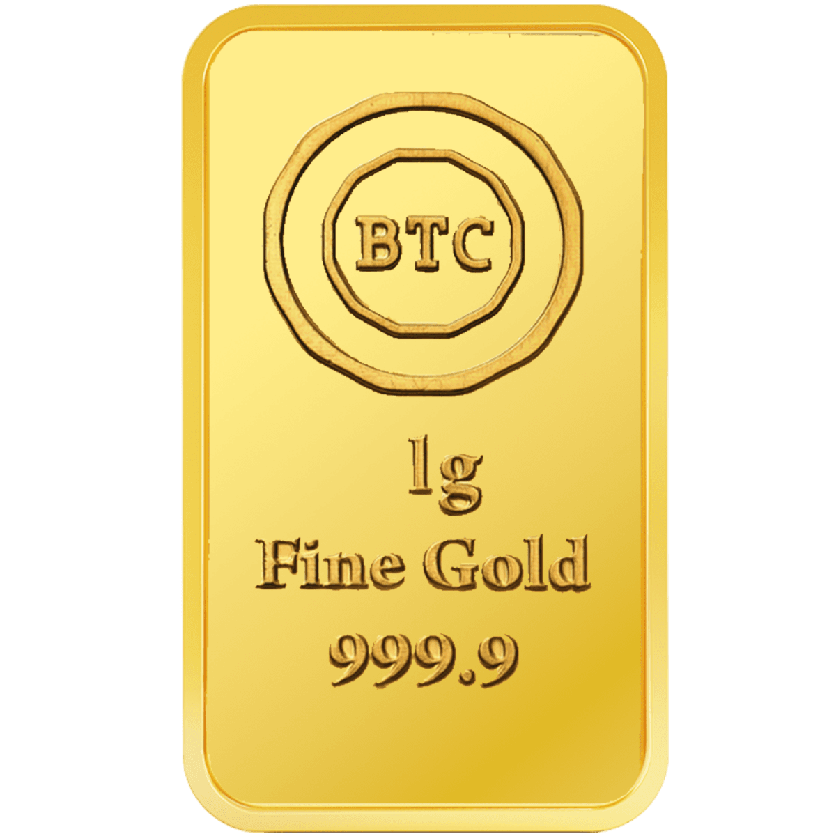 سبيكة ذهب 1 جرام BTC