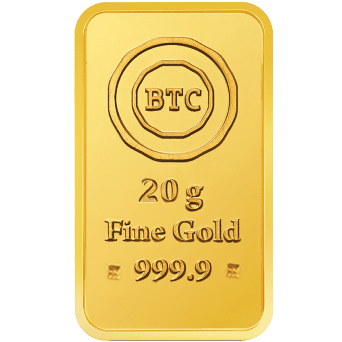 سبيكة 20 جرام - BTC - عيار 24