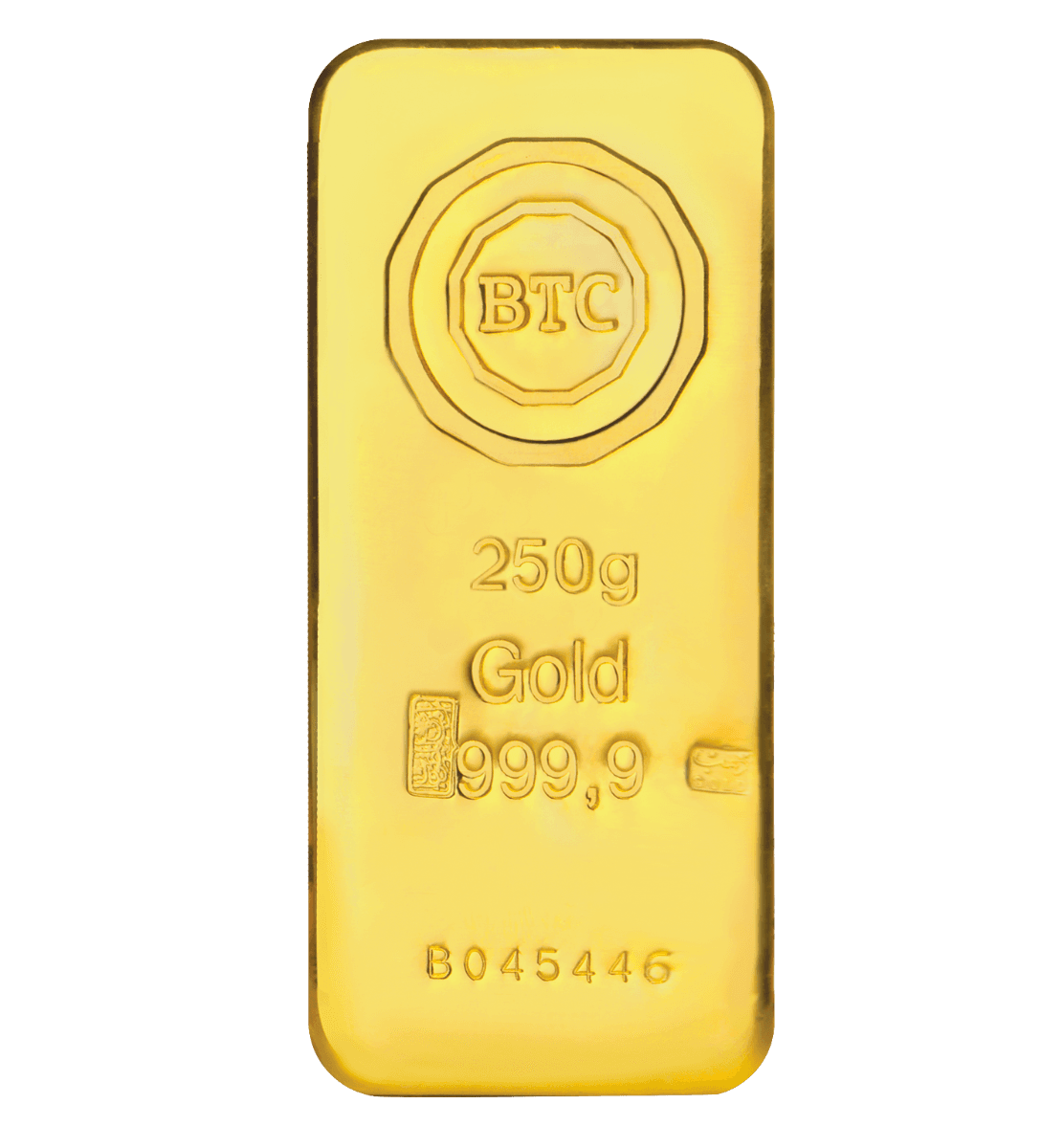 سبيكة ذهب 250 جرام BTC