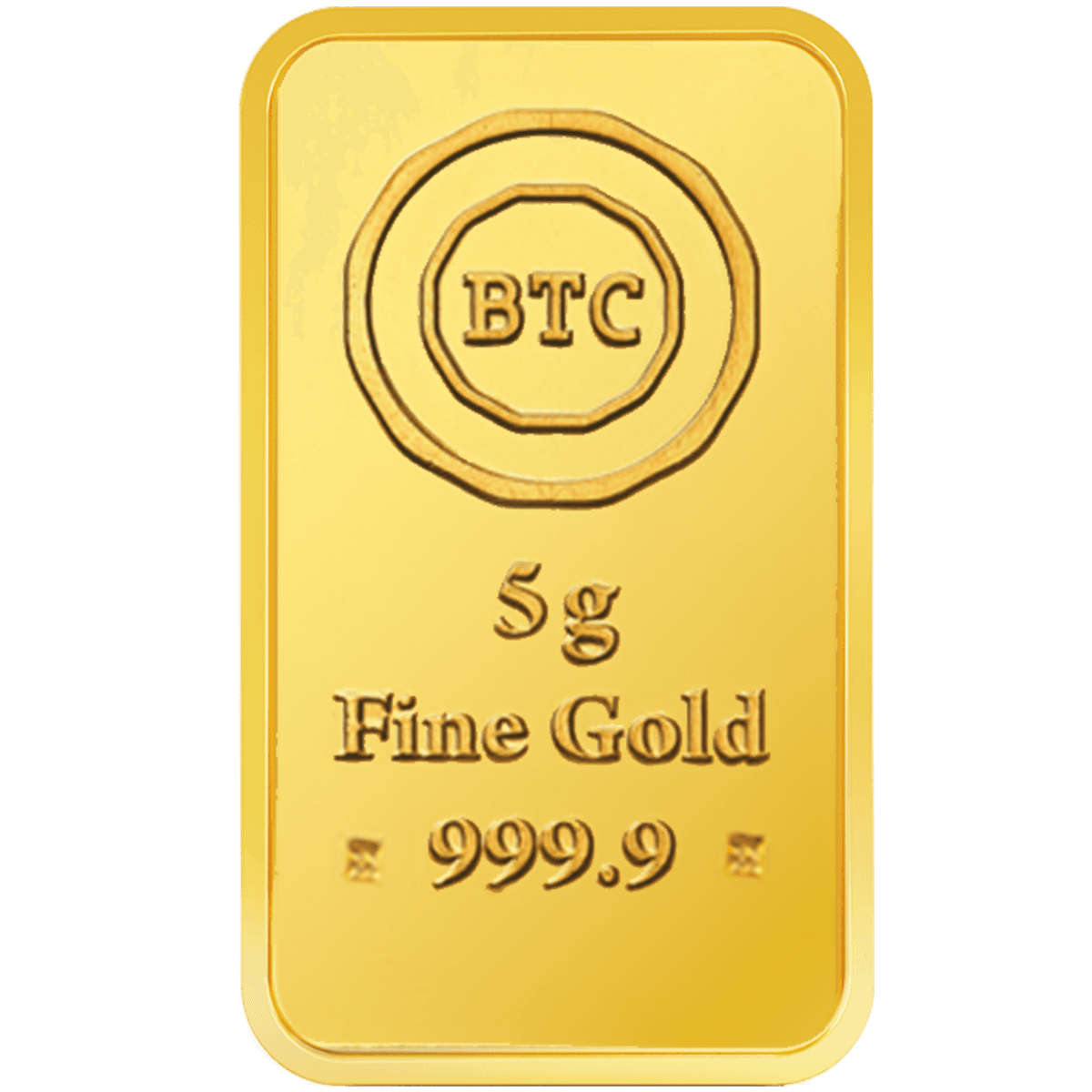 سبيكة ذهب 5 جرام BTC