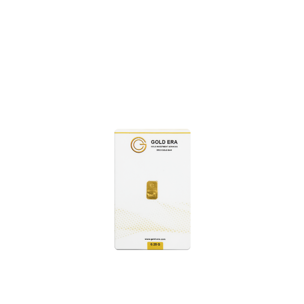 صورة Quarter of a gram gold bar – 24 Karat