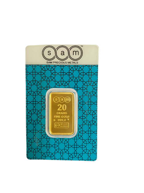 صورة Sam 20 Gold Gram Bar