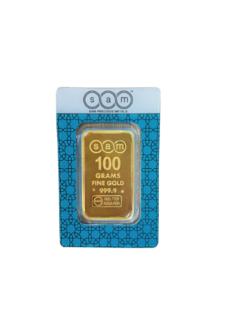 صورة Sam 100 Gold Gram Bar