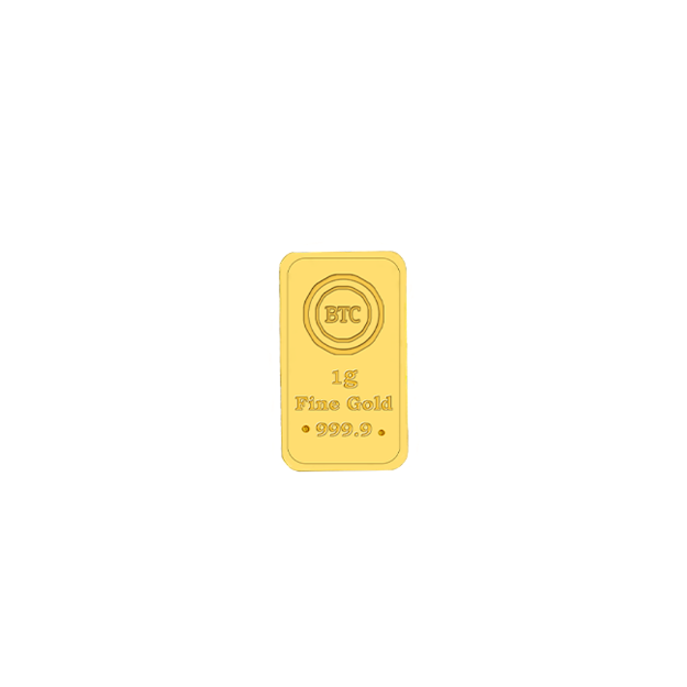 صورة BTC 1 Gram Gold Bar