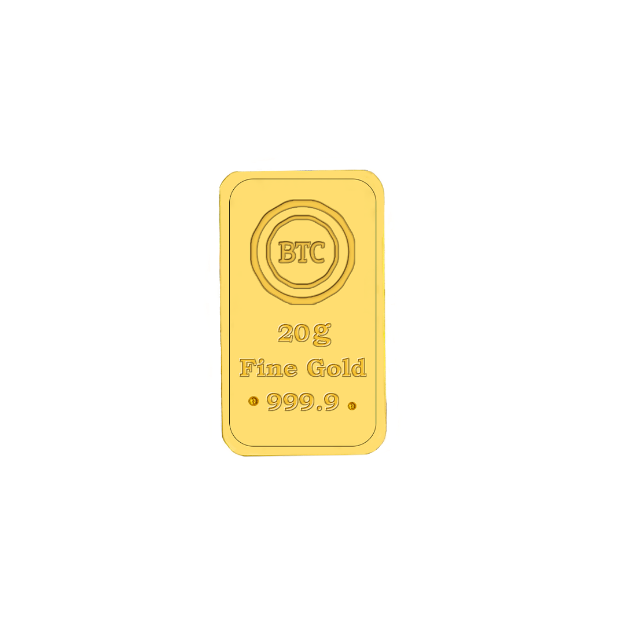 صورة BTC 20 Gram Golds Bar