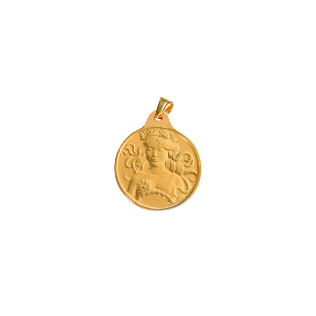 Picture of Virgo coin necklace 